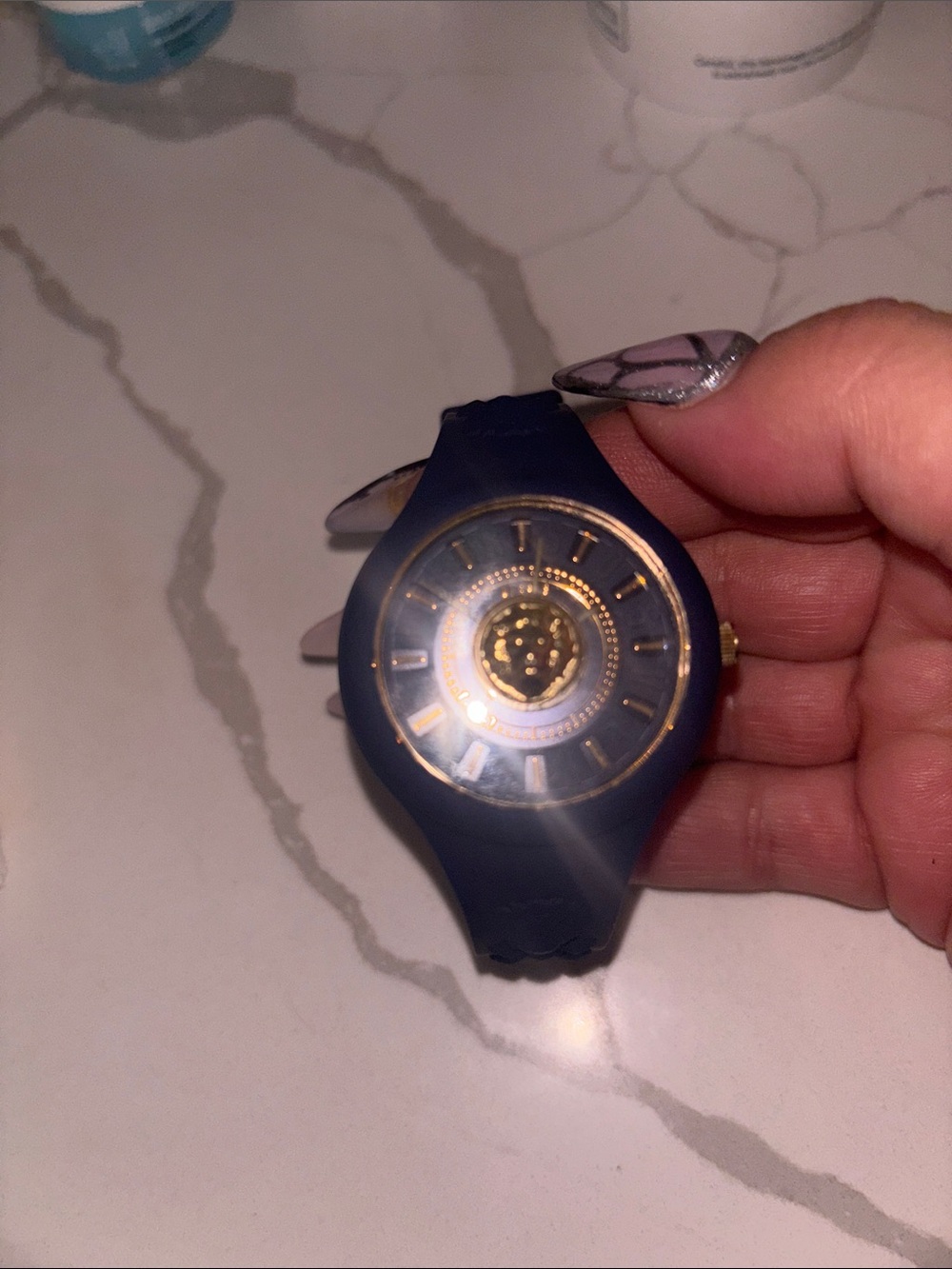 Versus By Versace Navy and Gold watch (woman’s)